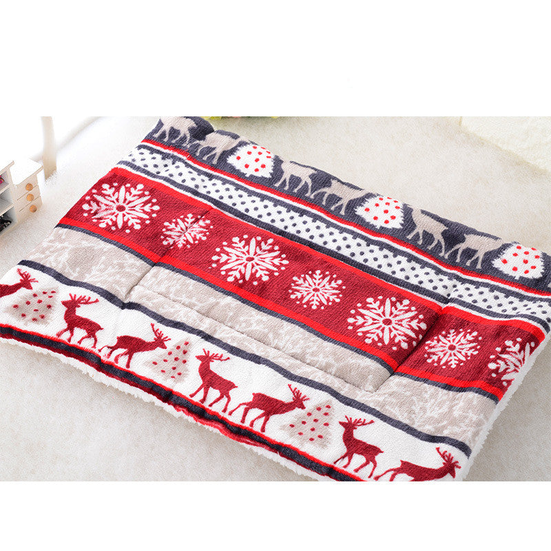 Pet cushion dog blanket