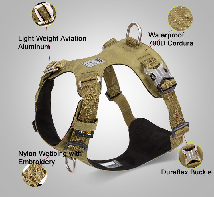 Explosion-proof dog harness for walking the dog