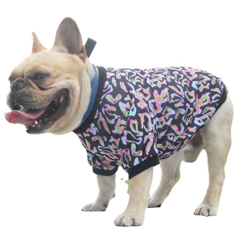 Fluorescent Camouflage Dog Clothing Pet Clothing