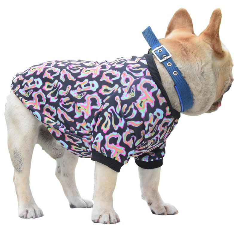 Fluorescent Camouflage Dog Clothing Pet Clothing