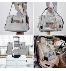 Dog Carrier Bags Portable Pet Cat Dog Backpack Breathable Cat Carrier Bag Airline Approved Transport Carrying For Cats Small New