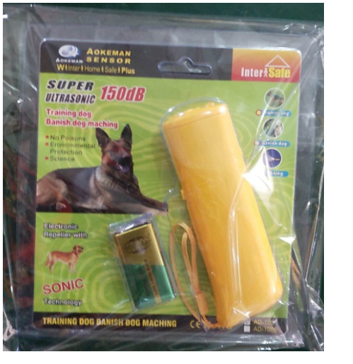 3-in-1 Anti Barking Dog Training Device Ultrasonic Dog Training Repeller  LED Flashlight