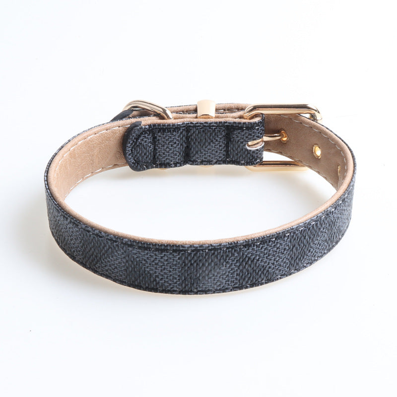 Pet Collar PU Leather Dog Collar Exquisite Fashion Dog Collar