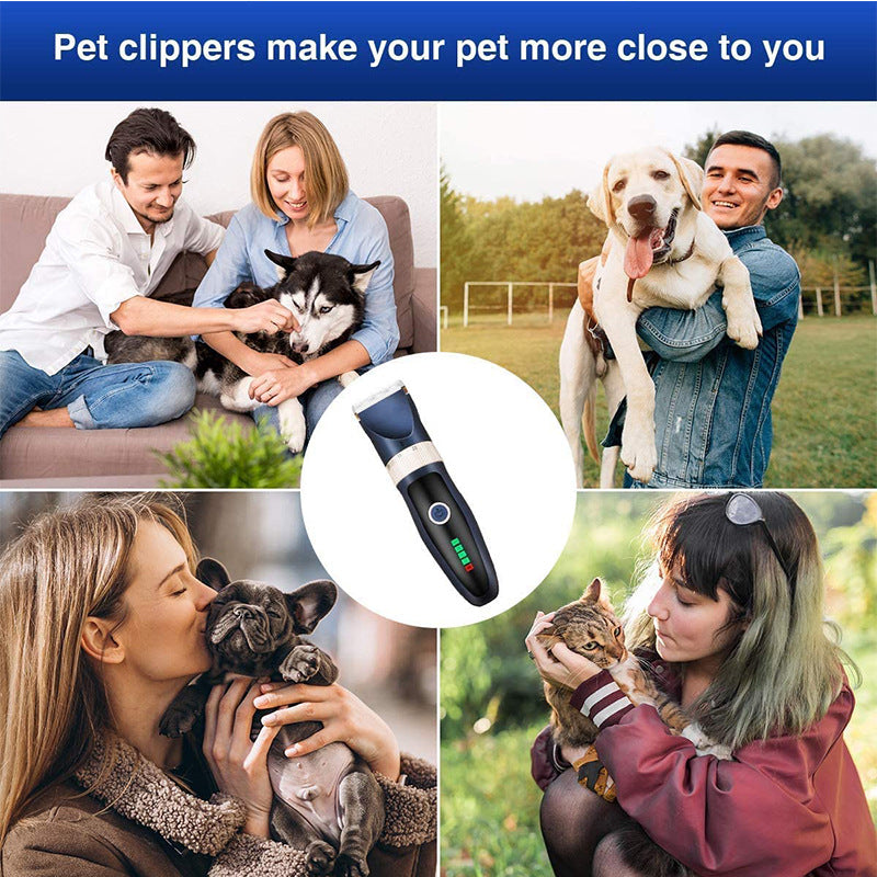 Pet Professional Dog Grooming Clipper Kit For Hair Trimmer Groomer Set