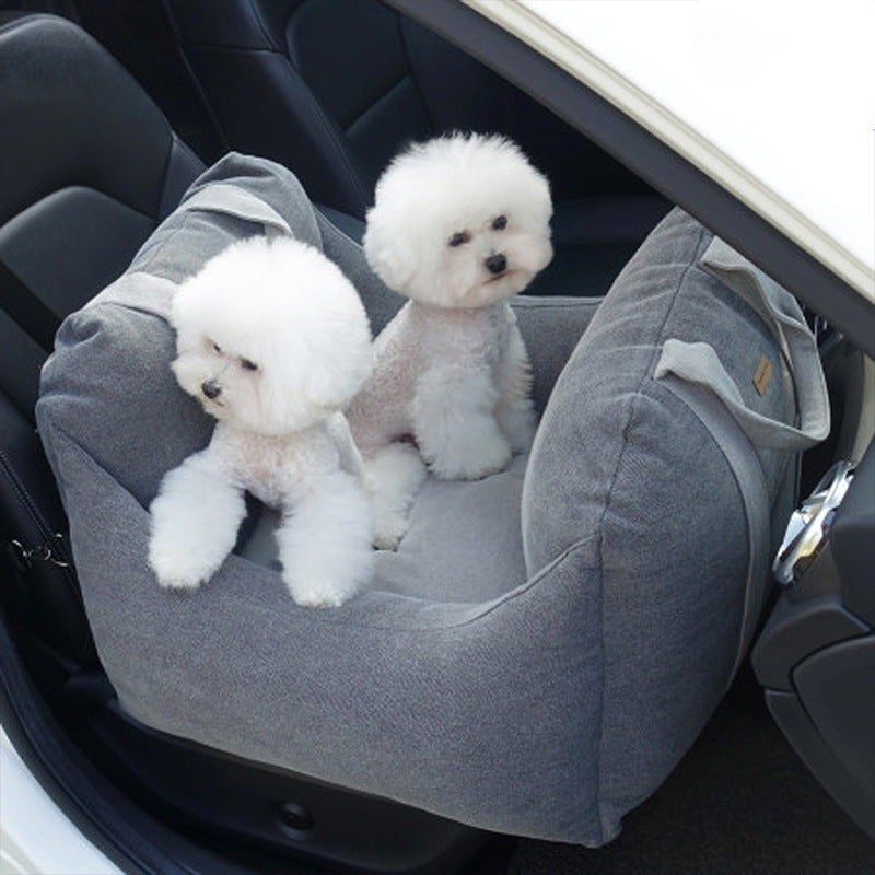 Pet Dog Car Carrier Seat Waterproof Basket Portable Car Seat Safety Travelling Mesh Hanging Bags Breathable Beds & Sofas