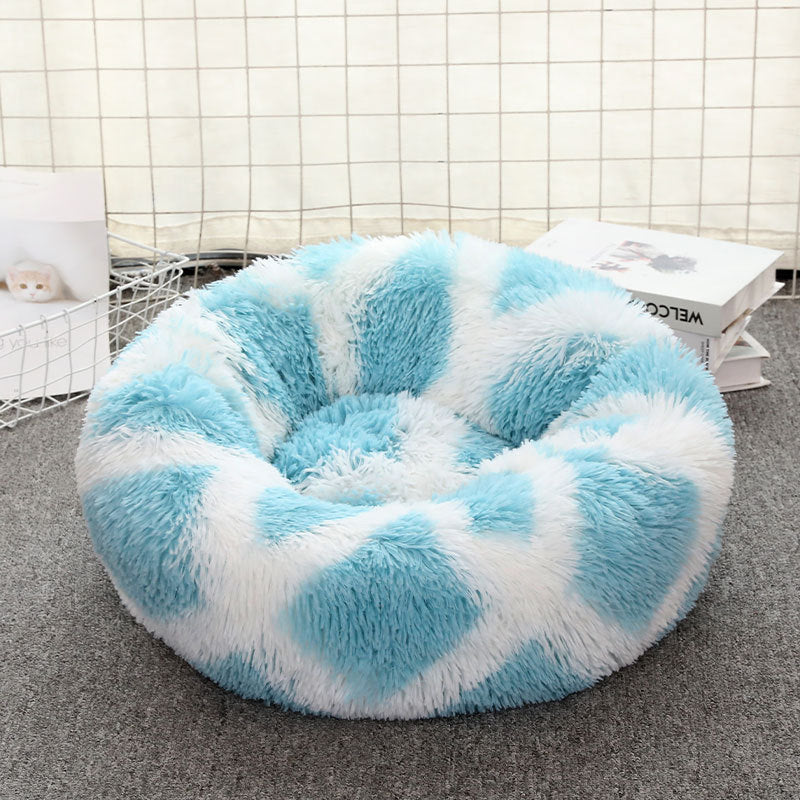 Cathouse Doghouse Large, Medium And Small Dogs Warm Plush Round Pet Bed Dog Bed Cat Bed Dog Bed