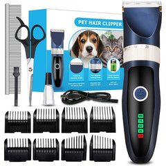 Pet Professional Dog Grooming Clipper Kit For Hair Trimmer Groomer Set